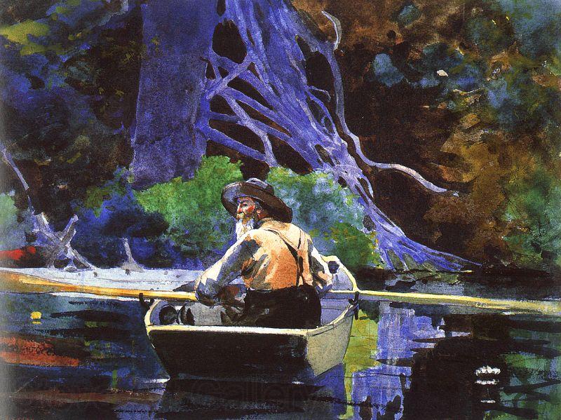 Winslow Homer The Andirondak Guide Spain oil painting art